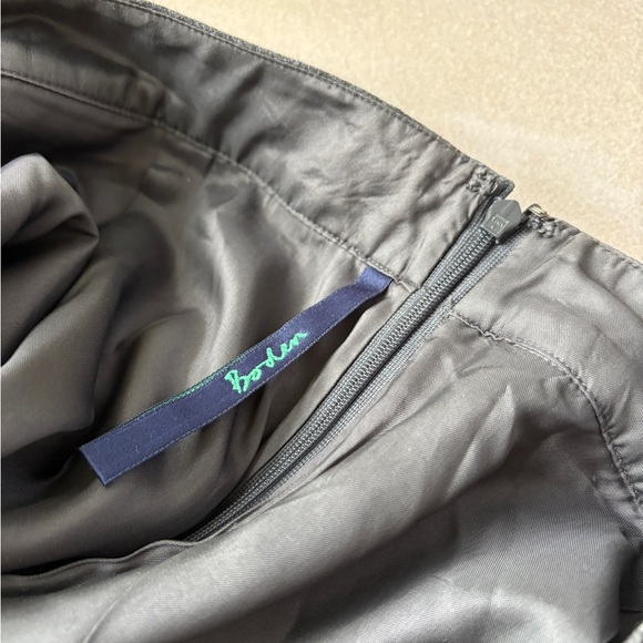 Boden Charcoal and Black A-Line Skirt - Picture 3 of 4